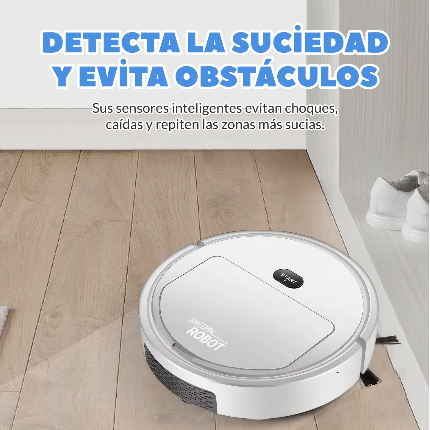 Barredora Robot 3 en 1 | Barre, aspira y trapea